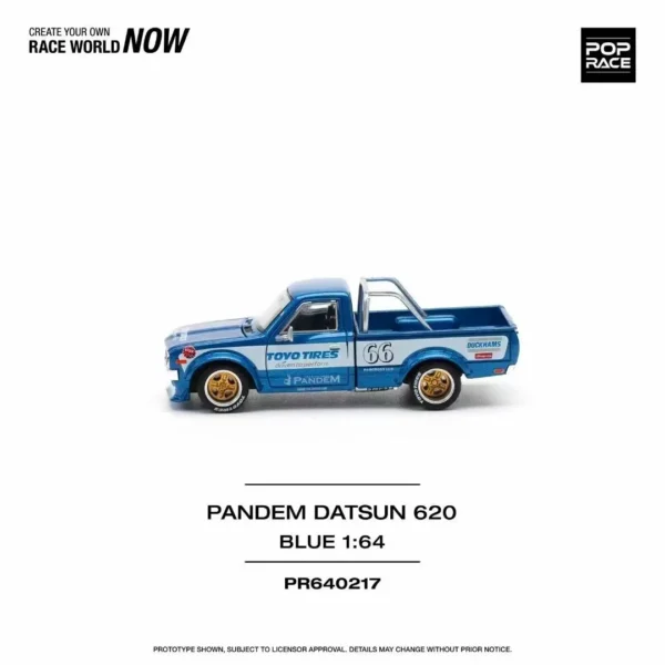 POP Race 1:64 Datsan 620 PANDEM DATSUN Nissan SKYLINE C210 KAIDO RACER Coke Cola Collection Of Static Alloy Car Molds - Image 5