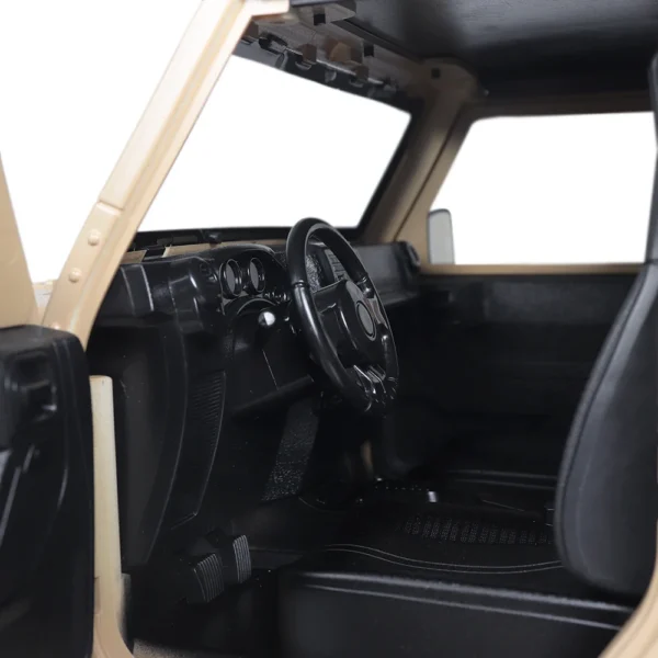 Hard Plastic Car Shell 313mm Wheelbase Jeep Wrangler Rubicon Body Kit for 1/10 RC Crawler Axial SCX10 90046 90047 RGT EX86100 - Image 6
