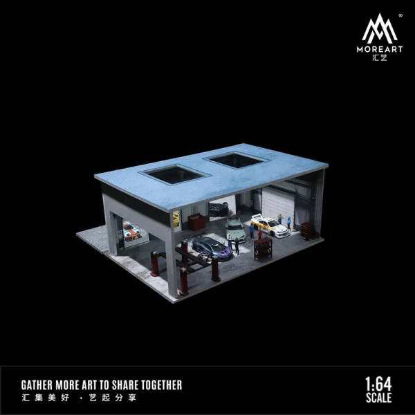 MoreArt 1:64 Factory Lighting Version Scene Model For Display & Collection & Gift - Image 6