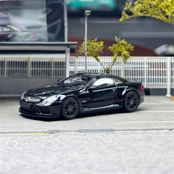 Gear Up Models/GUM 1:64 SL65 Black Series SL class 5 R230 2008 6.0L V12 Die-Cast Car Model Collection Miniature - Image 2