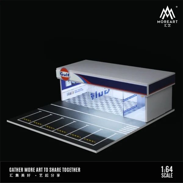 [G] MoreArt+TimeMicro 1:64 Sun Room Light version assembly Display Scene
