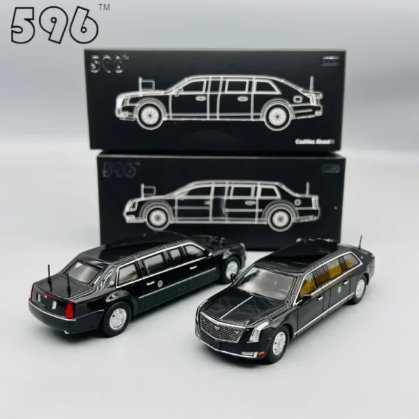 596 1/64 Presidential Limo The Beast Alloy Racing Car Diecasts & Toy Vehicles Car Model Miniature Scale Model Car For Children