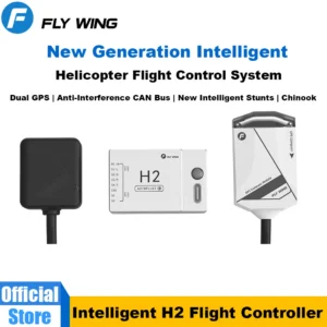 Flywing H2 Helicopter Flight Controllor FBL Gyro H1 Flight Control Upgraded Version Intelligent Helicopter Flight Control System