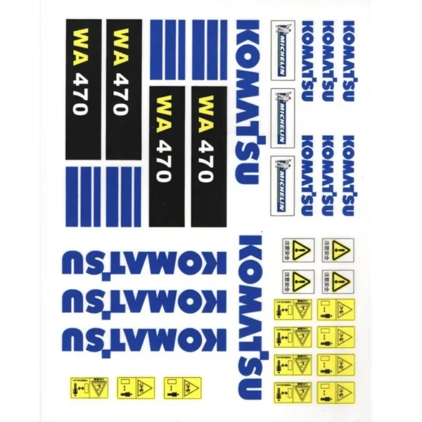 Remote Control Loader Stickers 980L WA470 Hydraulic Loader A40G Remote Control Articulated Truck Special Decorative Stickers - Image 2