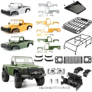 TRX 4 Simulation 324mm Wheelbase 2 Doors Pickup Truck Body Shell for 1/10 RC Crawler Car Traxxas TRX4 DEFENDER RD110 Parts