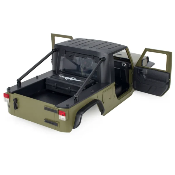 313mm Wheelbase Hard Plastic Pickup Body Shell Unassembled Kit for 1/10 RC Crawler Car Axial SCX10 90046 Jeep Wrangler - Image 6