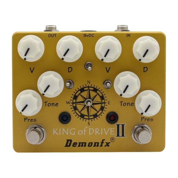 New High Quality Demonfx KING OF DRIVE II Upgrade Version Overdrive Boost Distortion Guitar Effect Pedal Based On KING OF TONE - Image 2