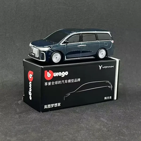 Bburago 1:64 VOYAH DREAMPOWER MPV Alloy Car Model Diecast Metal Toy Vehicles Car Model High Simulation Miniature Scale Kids Gift - Image 3