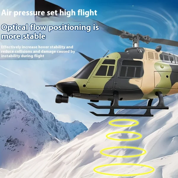 RTR PRO Optical flow Re Era'S New C138 Single Propeller Remote Control Helicopter Without Ailerons 4 Channels Fixed High Optical Flow - Image 3