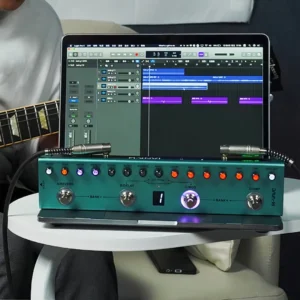 M-VAVE TANK-G Pro Wireless Guitar Hub | 9 Preamp/8 IR Slots + Noise Gate | Bluetooth MIDI Sync & 20h Rechargeable Stage Rig