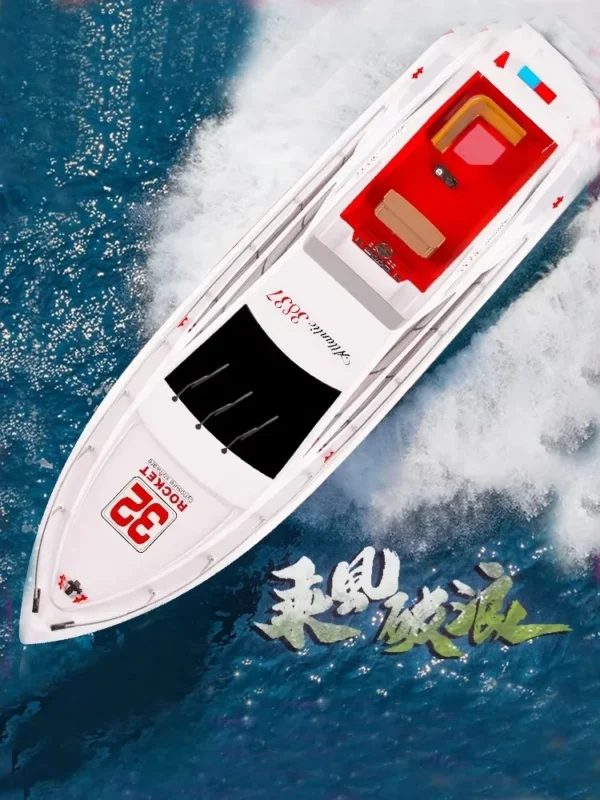Henglong 2.4g Remote Control Boat High Speed Simulation Yacht Children'S Electric Water Fishing And Nesting Boat Toy Boat