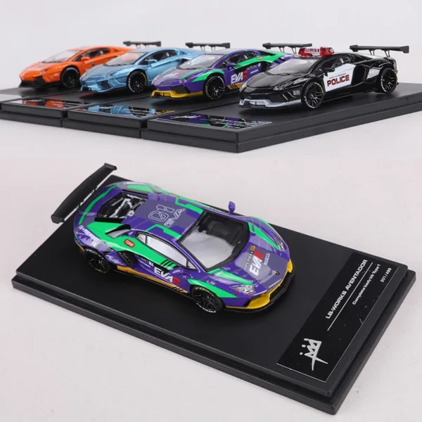 King Model 1:64 LB WORKS Acentador LP700 Alloy Model Car