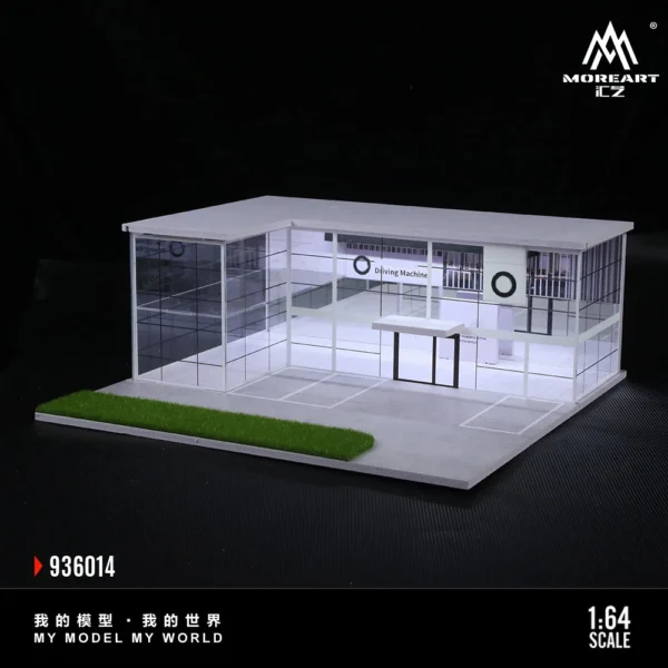 More Art 1:64 Double Layer Lighting Parking Lot Diorama Building & Construction Toys For Display&Collection&Gift - Image 3