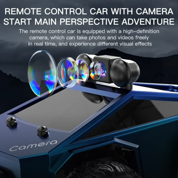 Rc Car with Camera High Speed Climbing Car Wifi Picture 1:28 Remote Control Off Road Vehicle Real Time Transmission Wireless Toy - Image 5