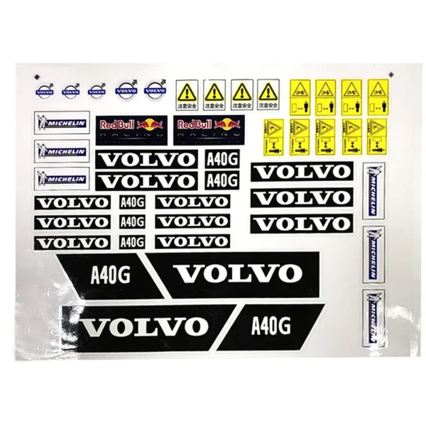 Remote Control Loader Stickers 980L WA470 Hydraulic Loader A40G Remote Control Articulated Truck Special Decorative Stickers - Image 4