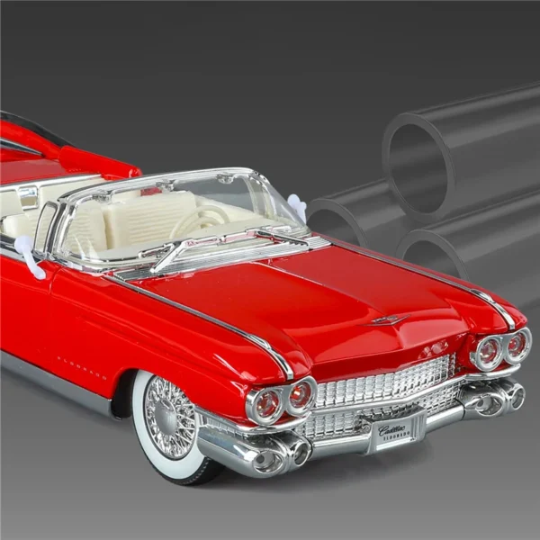 1/24 Eldorado Biarritz Series 62 Alloy Sports Car Model Diecast Metal Classic Retro Vehicles Car Model Sound Light Kids Toy Gift - Image 2