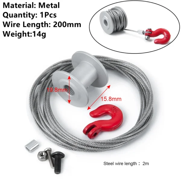 [8394] MIBIDAO RC Car Simulated Decoration Tools For 1/10 TRX4 TRX6 Axial SCX10 90046 AXI03007 Redcat D90 D110 Accessories