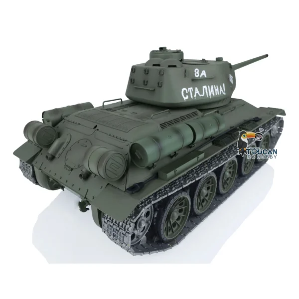 Upgraded HENG LONG 1/16 Scale 7.0 RC Tank Model Soviet T34 85 3909 Metal Tracks Idler Bearing Gearbox Speaker Toys TH17767 - Image 2