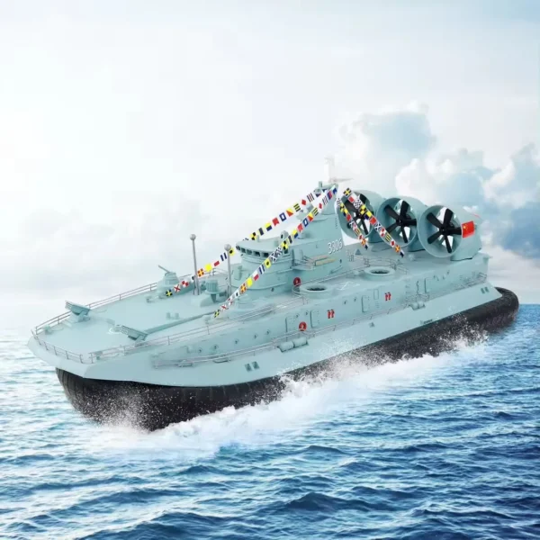 Hg C201 1/110 Buffalo Brushless Hovercraft Remote Control Ship Large Racing Landing Ship Amphibious - Image 8
