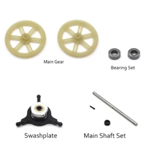 [Kit 07] RC ERA Original Spare Parts for C189 Bird MD500 1:28 Scaled RC Helicopter Body Shell Tail Fin Metal Roter Head Blade Motor Servo