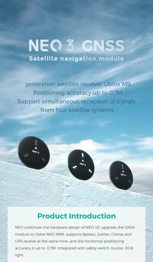 CUAV New NEO 3 GNSS U blox M9N GPS Module for Pixhawk Compass Support Ardupilot PX4 Open Source UAV Navigation - Image 2