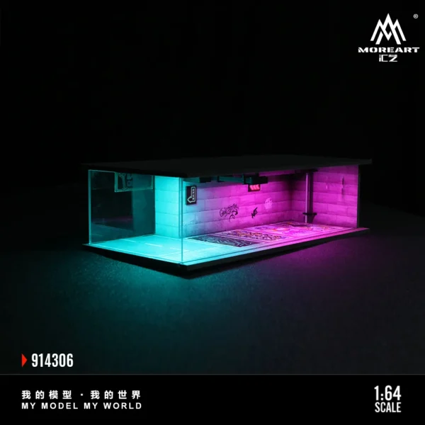 More Art 1:64 04 Parking Lot Diorama Light Version Diorama for Display&Collection&Gift - Image 3