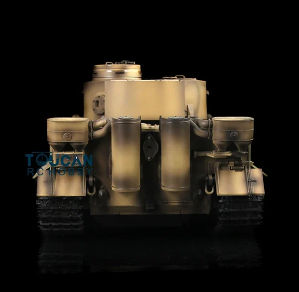 7.0 HENG LONG RC Tank Metal German Tiger I 1/16 3818 Barrel Recoil Remote Control Car RC Toys for Boys Model TH17266 - Image 4