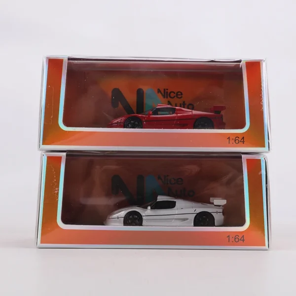 WHITE: NA 1:64 F50 Sports Car Simulation Resin Car ModelLimited Edition - Image 5