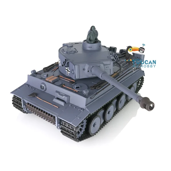 Heng Long 1/16 RTR RC Tank Plastic Ver 7.0 German Tiger I BBs Shoot IR Battle Smoke Effect 3818 RC Model TH17233 SMT8 - Image 3