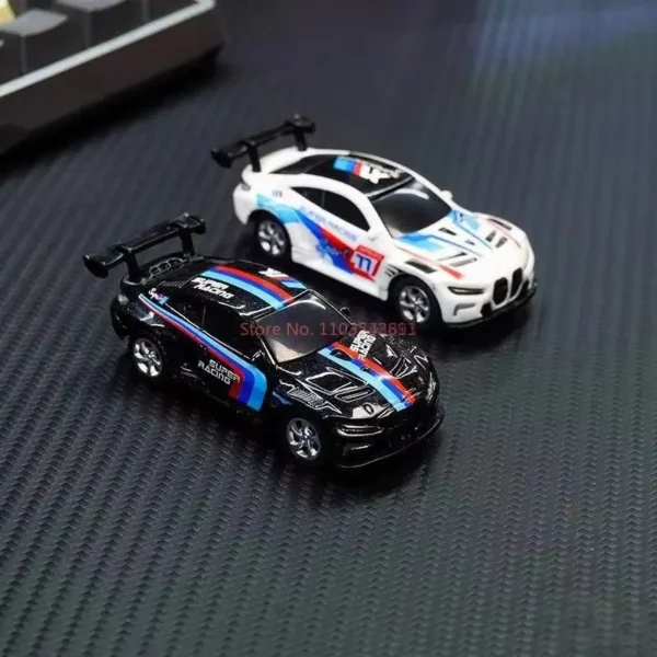 New Mini 1:64 Alloy Remote Control Car Bluetooth Remote Control Dual Mode Control Desktop Pocket Drift Remote Control Car Toy - Image 5