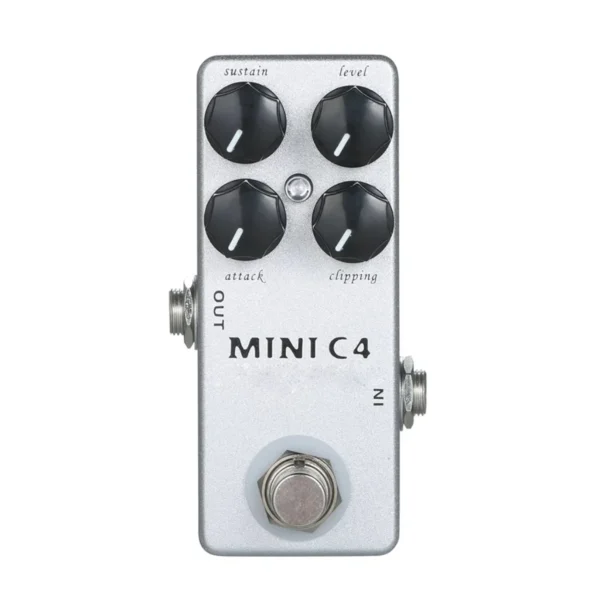 MOSKY Mini C4 Compressor Guitar Effect Pedal Metal Shell Pedal Effects True Bypass Guitar Parts Guitar Accessories