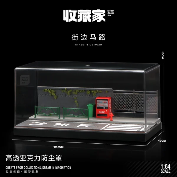 [82005] Collector 1/64 Car Model Parking Lot Simulation Garage Toy Storage Rack Display Cabinet Medium Miniature Scene  Repair Workshop