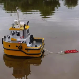 [Small Tugboat kit] Simulation Small Tugboat KIT Version of Pure Wood Made Lovely Tugboat Model Sets Universal Ship Model Assembly Toys