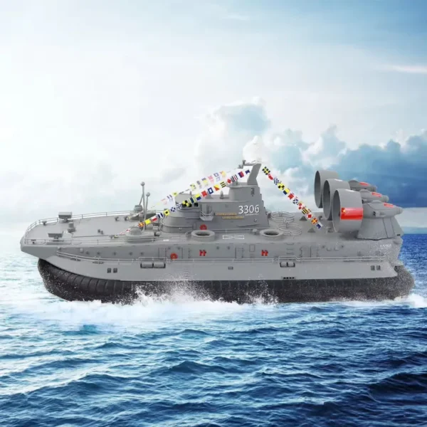 Hg C201 1/110 Buffalo Brushless Hovercraft Remote Control Ship Large Racing Landing Ship Amphibious - Image 4