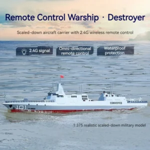 Jy 9803 Submersible Remote Control Warship Simulation Destroyer Electric Military Model Dual Motor Design For Toys & Hobbies