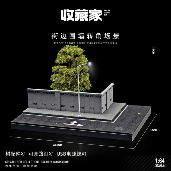 [SCJ 82033] Collector 1/64 Car Model Parking Lot Simulation Garage Toy Storage Rack Display Cabinet Medium Miniature Scene  Repair Workshop