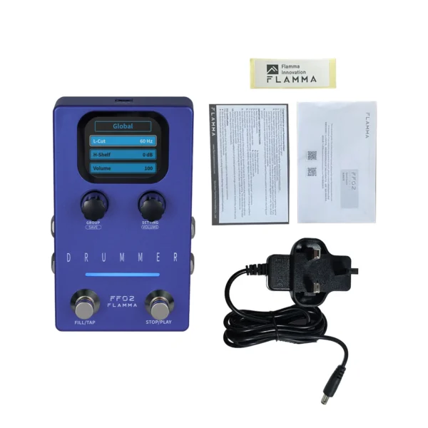FLAMMA Drum Machine Guitar Effect Pedal 121 Drum Groove 11 Style Rhythm Pedal 66 Customizable Slots Rhythmic Guitar Effect Pedal - Image 7