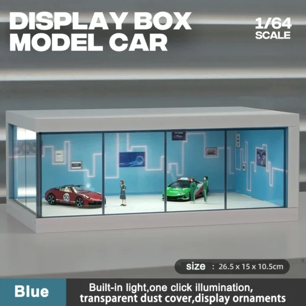 1/64 Model Parking Space Car Parking Space with lights Simulated decoration scene (figures and cars not included) - Image 2