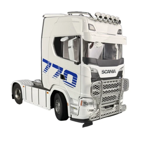Front Bumper Bullpen for Tamiya 1/14 RC Truck Scania 770s Metal Guard Bar Animal Fence 1:14 Tractor Trailer DIY Parts - Image 2