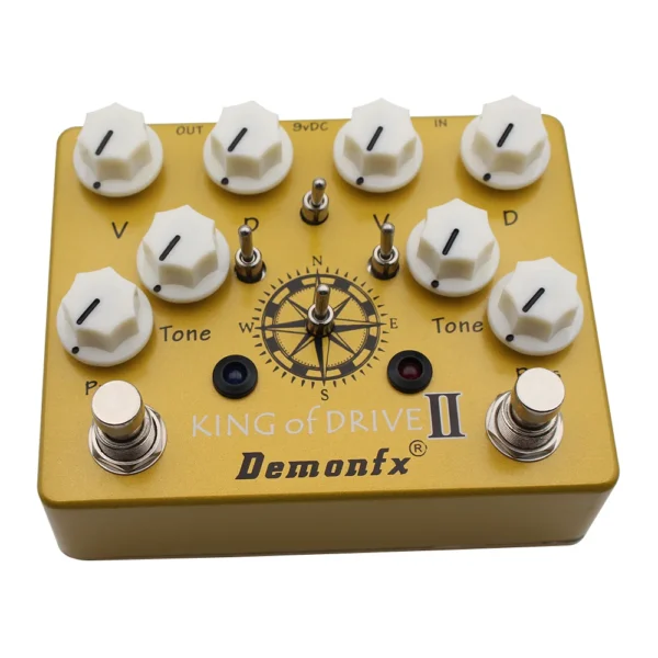 New High Quality Demonfx KING OF DRIVE II Upgrade Version Overdrive Boost Distortion Guitar Effect Pedal Based On KING OF TONE - Image 4