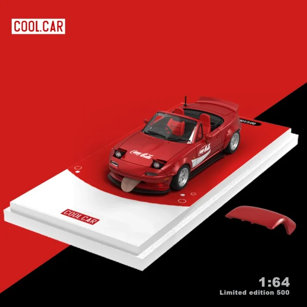 CoolCar /CC 1:64 MX5 Red Painting Simulation Alloy Car Model for Collection&Display&Gift - Image 5
