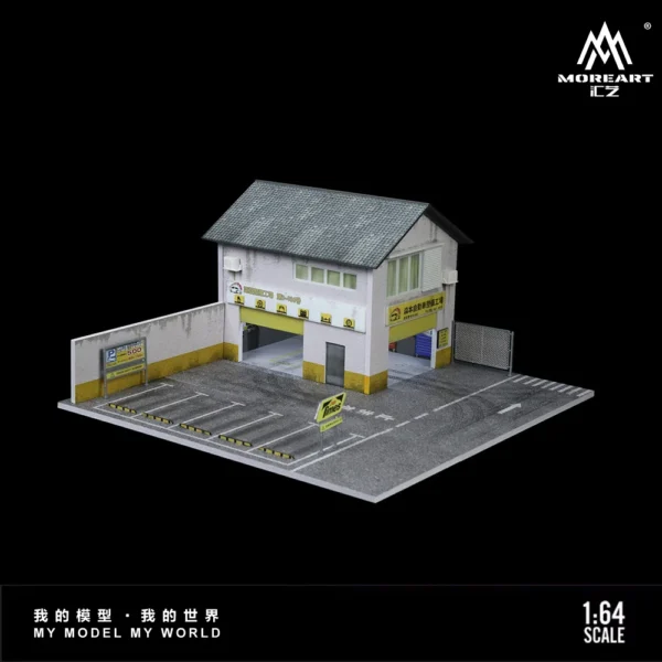 More Art 1:64 Parking Lot Diorama Light Version Diorama for Display&Collection&Gift - Image 2
