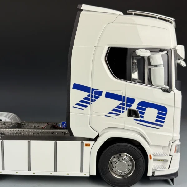 Rear Spoiler with Lights for Tamiya 1/14 RC Truck Scania 770s Back Spoiler Lamp Bars 1:14 Tractor Trailer DIY Parts - Image 2