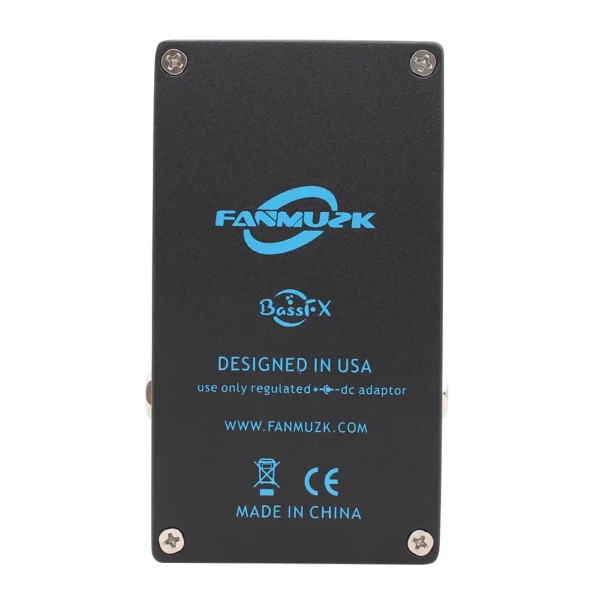 Fanmuzk Red Eye Analog Bass Drive Distortion Effect Pedal with Blend Control for Electric Bass - Image 3