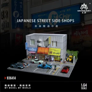 More Art 1:6 Japanese Street Shop Lighting Parking Lot Diorama Light Version Diorama for Display&Collection&Gift