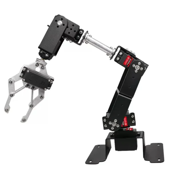 [Arm with MG996R] OEM 6 DOF Robot Manipulator Bracket Metal Frame Alloy Mechanical Arm Clamp Claw For Programmable Robot DIY Kit - Image 2