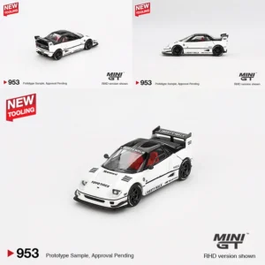 MINIGT 1/64 Mazda AZ 1 Liberty Walk LB40 White 2024 Tokyo Auto Salon MGT00953 CH Cars Alloy Diecast Metal Model Kids Toys Boys