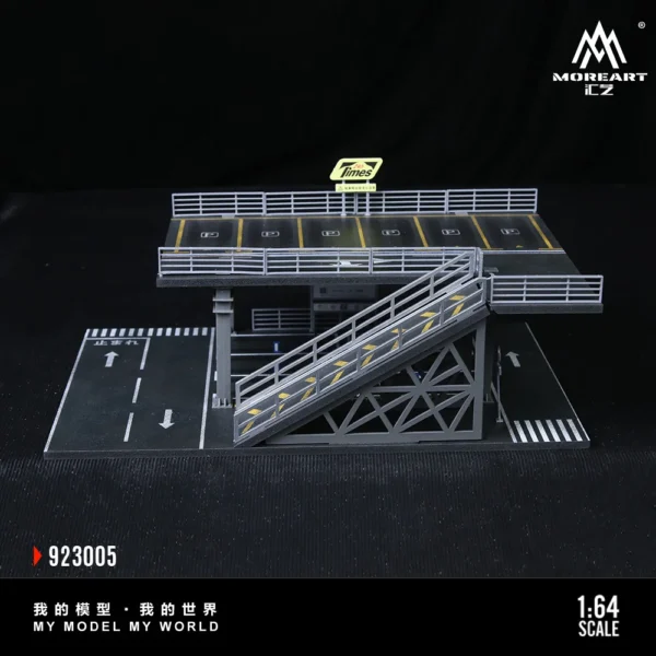 More Art 1:64 Steel Frame Structure Platform Parking Lot Diorama For Display&Collection&Gift - Image 4