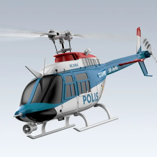 C138 PRO brushless version remote control helicopter model helicopter like real RC droneRC ERA In stock 2025 new Bell 206 - Image 3