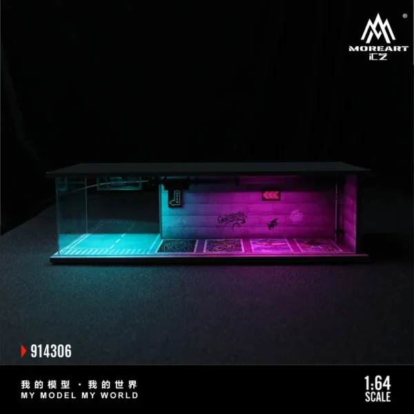 More Art 1:64 04 Parking Lot Diorama Light Version Diorama for Display&Collection&Gift - Image 2